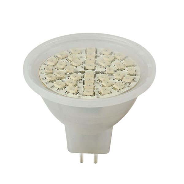 Foco LED tipo MR16, 2.3 W, luz roja, Base GX5.3, MR16-SMDLED2.3WRO Tecnolite