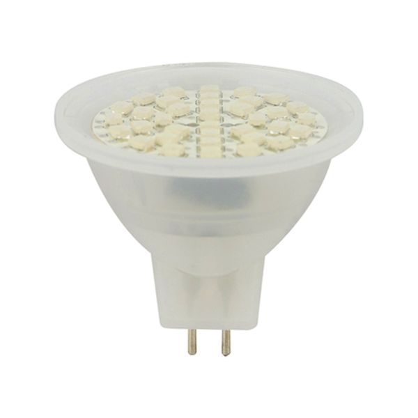 Foco LED, 3 W, luz azul, base GX5.3, no atenuable. MR16-SMDLED/3WAZ Tecnolite