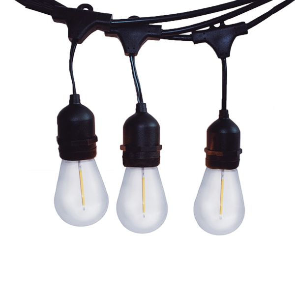 Set de 24 Luces LED en serie, 24 W, luz suave cálida, 15.85 M, interior y exterior. SERIP44E2724WLS14 Tecnolite