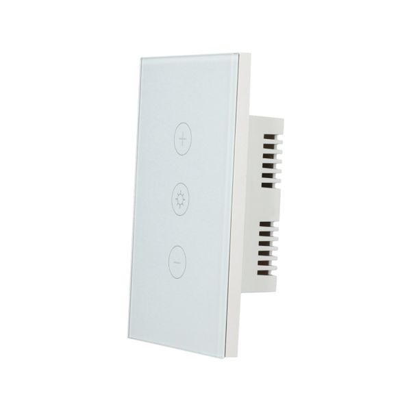 Atenuador inteligente WiFi 3 botones táctiles, cable neutro. TDSWI1MVBTCW Tecnolite