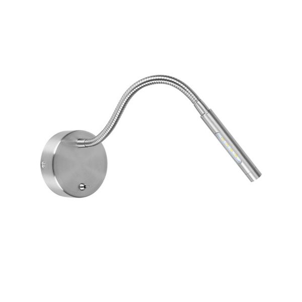 Lámpara de lectura LED, 2 W para sobreponer en pared, flexible. TLLED-2030/S Tecnolite