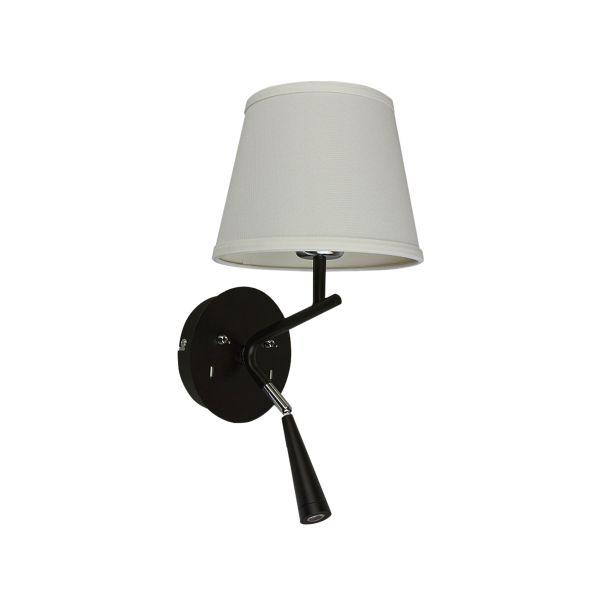 Lámpara LED de Pared, 60 W, base E27, puertos USB para dispositivos. TLLED-2042/B Tecnolite