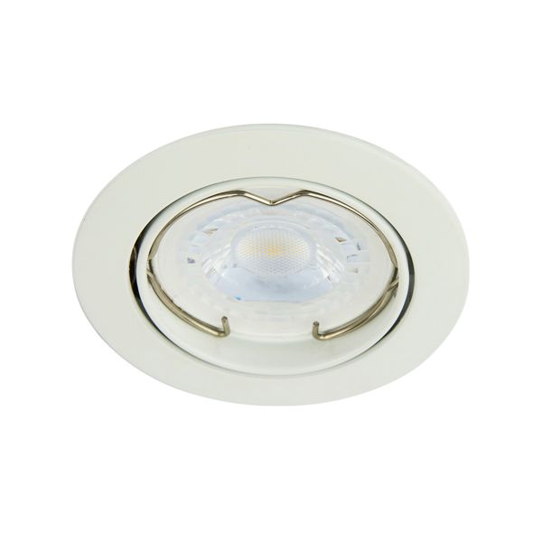 Lámpara de interior, empotrable, 50 W, base GX5.3. YD-330/B Tecnolite