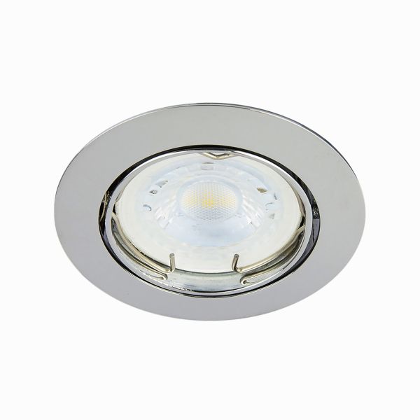 Lámpara de interior, empotrable, 50 W, base GX5.3. YD-330/CR Tecnolite