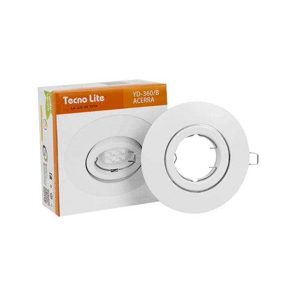 Luminaria Redonda Interior Empotrable, 50W, YD-360/B Tecnolite