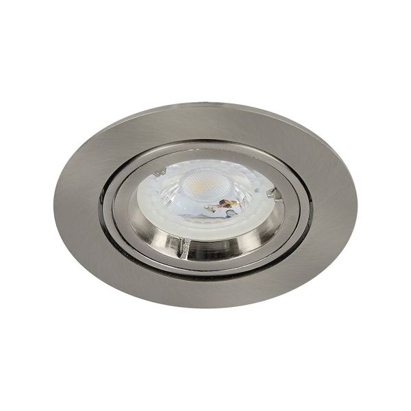 Lámpara para empotrar dirigible de interior, 6 W, satinado, aluminio. YD-905/S Tecnolite