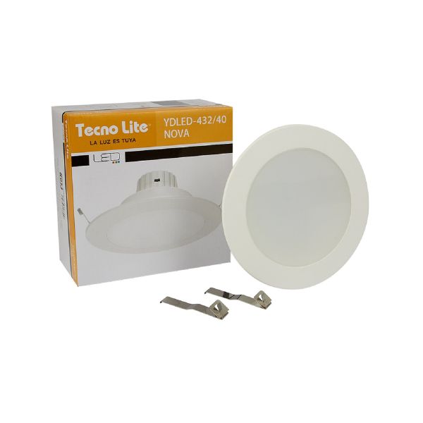 Lámpara Empotrable LED, 11 W, 4 000 K , Blanco, YDLED-432/40 Tecnolite