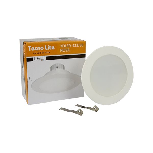 Lámpara LED Empotrable, 11W, 100 - 240V, 3 000 K, YDLED-432/30 Tecnolite