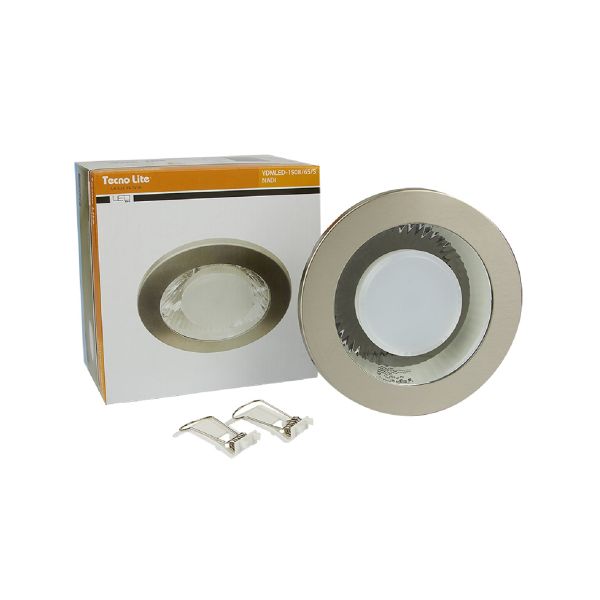 Lámpara Empotrable LED, 9 W, 6 500 K, Base E27, YDMLED-1508/65/S Tecnolite