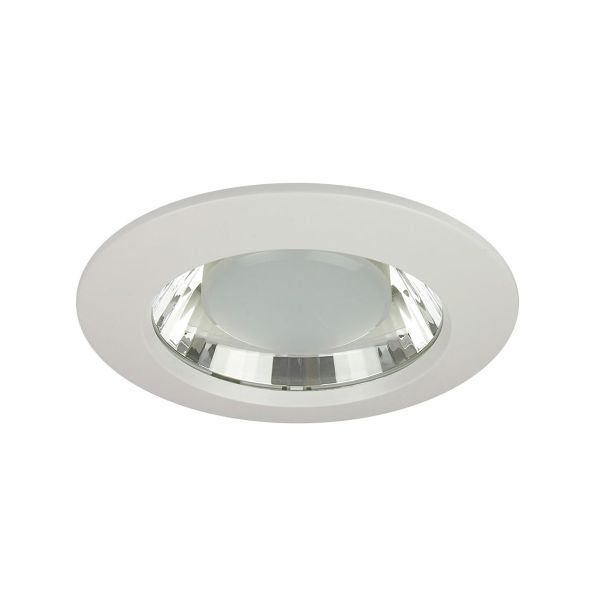 Lámpara downlight LED empotrable o bote integral, 9 W, 3000 K, blanco. YDMLED-1508/30/BL Tecnolite
