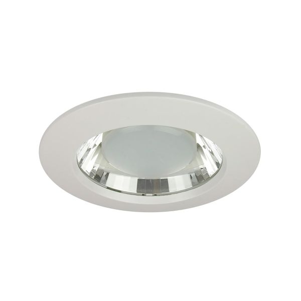 Lámpara downlight LED empotrable o bote integral, 9 W, 6500 K, blanco. YDMLED-1508/65/BL Tecnolite