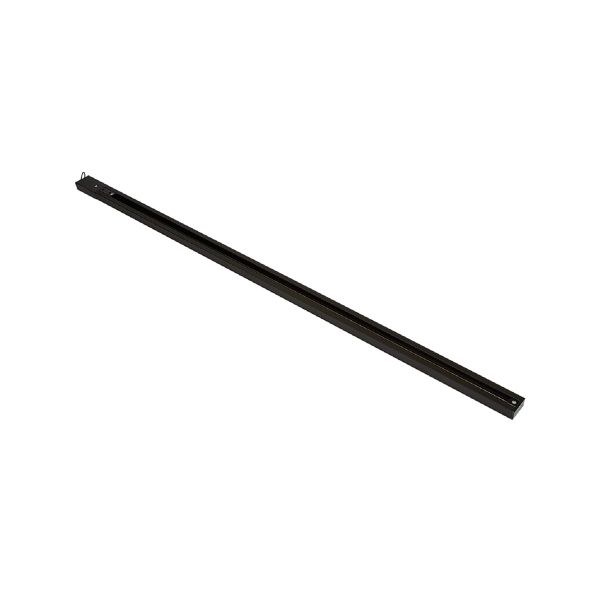 Riel para Lámparas Spot, Negro, Tramo 1m, YS-100/N Tecnolite