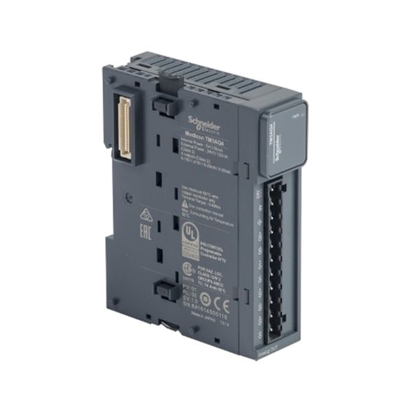 Módulo TM3, 4 salidas analógicas. TM3AQ4 Schneider Electric