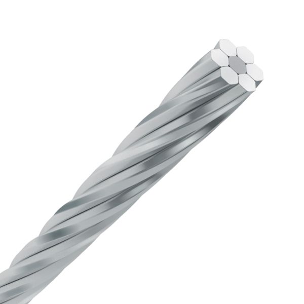 Cable ACSR calibre 1/0, aluminio desnudo, metro. ACSR-1/0T Viakon