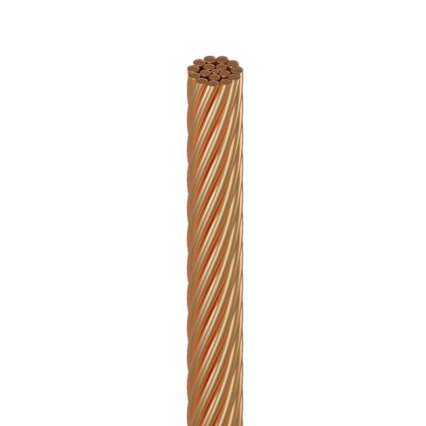 Cable de cobre desnudo suave calibre 4, carrete de 100 mts. CDM-4 Viakon