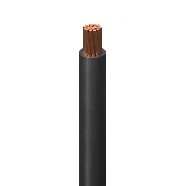 Cable THW-LS calibre 6, color negro, metro. CTHW-6TN Viakon