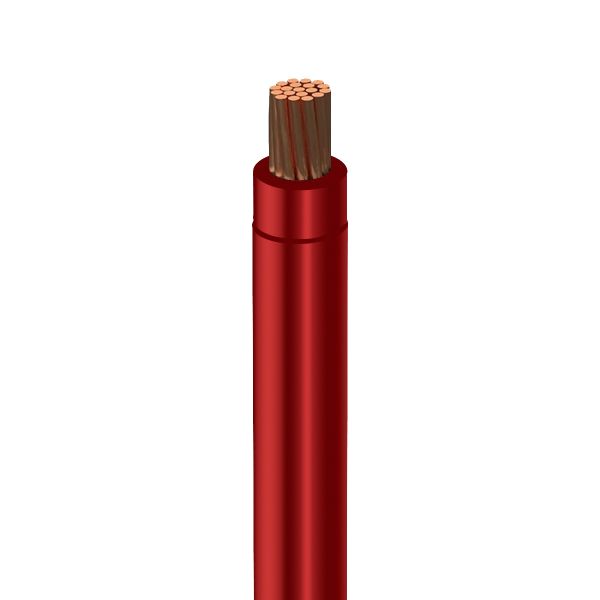 Cable THW nylon calibre 12, rojo, metro. CTHWN-12TR Viakon