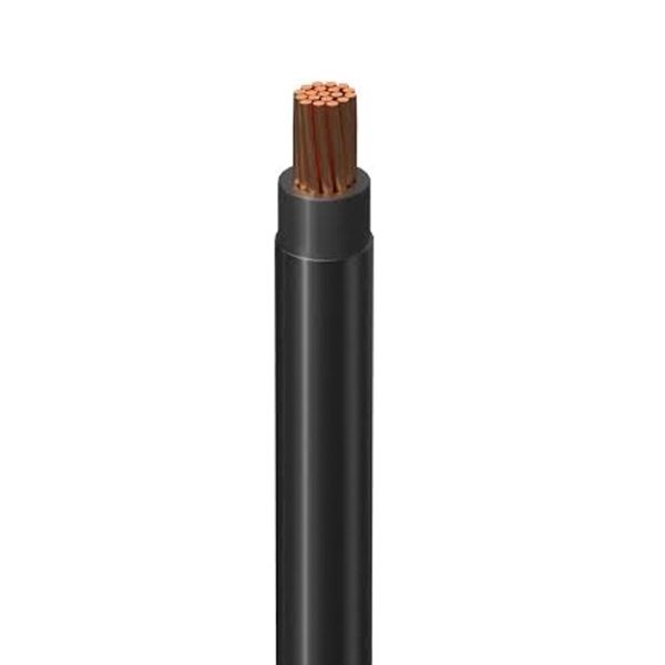 Cable THW calibre 2, color negro, metro. CTHWN-2/0T Viakon