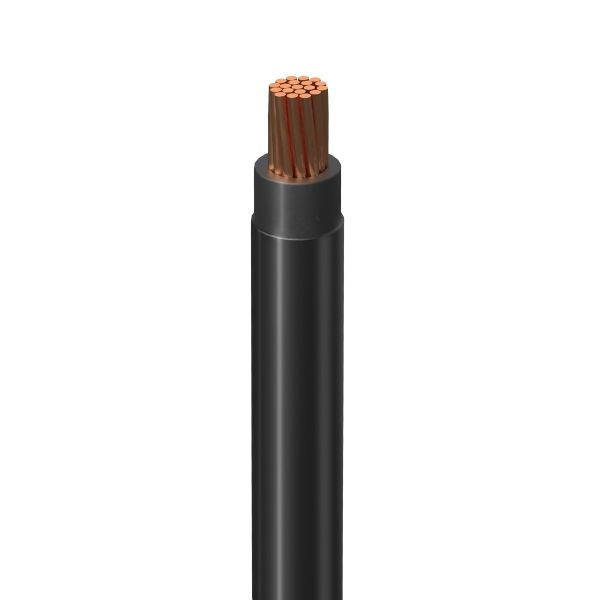 Cable THW-LS calibre 300, color negro, metro. CTHW-300T Viakon