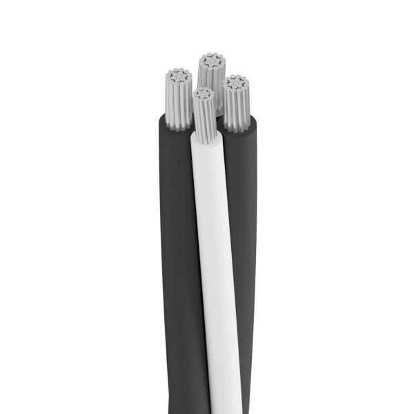 Cable XLP para distribución subterránea, dúplex, color negro, metro. XLP6(1+1)AL600VT Viakon