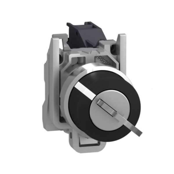 Selector XB4, 2 posiciones NA con llave. XB4BG21 Schneider Electric