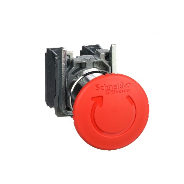 Botón Paro De Emergencia Schneider Xb4bs8445
