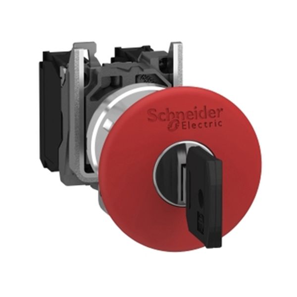 Paro de emergencia, metal, roja Ø40. XB4BS9442 Schneider Electric