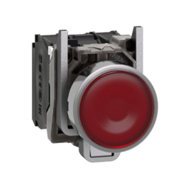 Pulsador luminoso LED, 24V NA+NC, rojo. XB4BW34B5 Schneider Electric