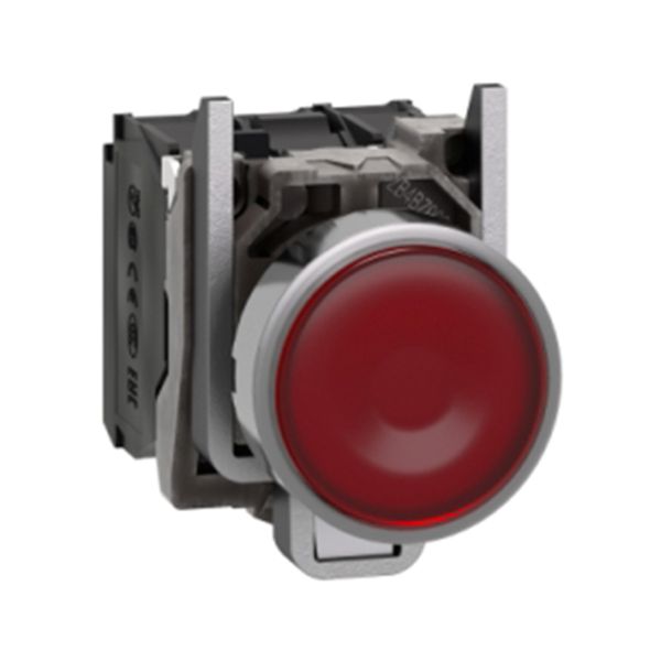 Pulsador luminoso LED, 120V NA+NC, rojo. XB4BW34G5 Schneider Electric