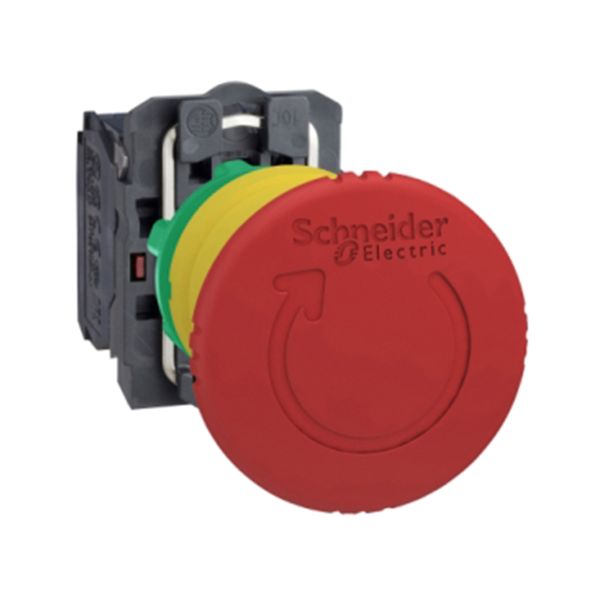 Pulsador de parada de emergencia XB5, plástico. XB5AS8445 Schneider Electric