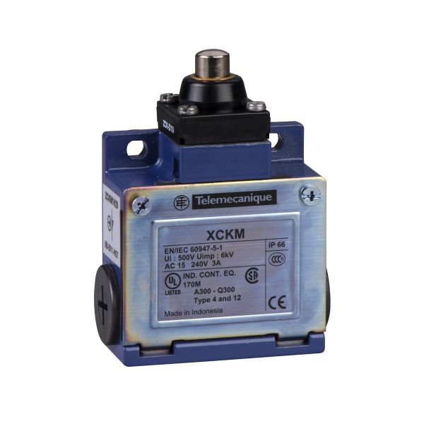 Interruptor de límite, NO + NC, entrada de cable PG 11. XCKM110 Schneider Electric