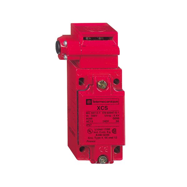 Interruptor de seguridad de metal para controlar la apertura segura. XCSB703 Schneider Electric