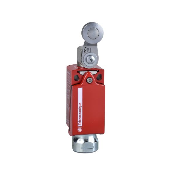 Interruptor límite de seguridad palanca de rodillo giratorio, cuerpo metal tapa plástico, 2 NC + 1 NA. XCSD3919G13 Schneider Electric