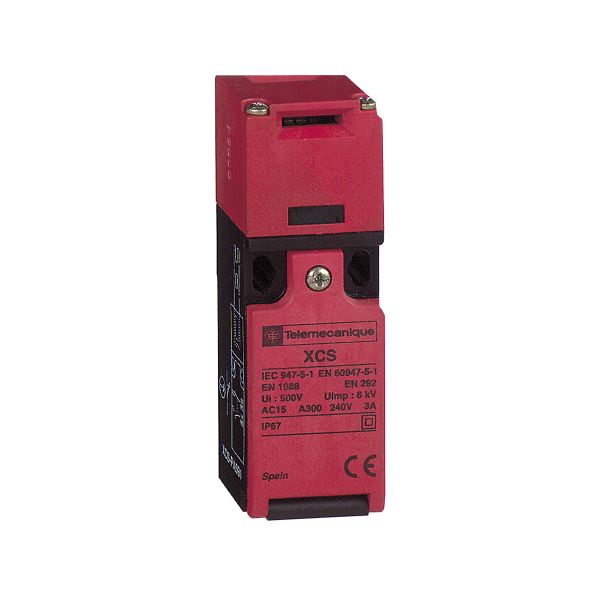 Interruptor de bloqueo de seguridad, 2NC, 6 A, 240V, 250 V. XCSPA791 Schneider Electric