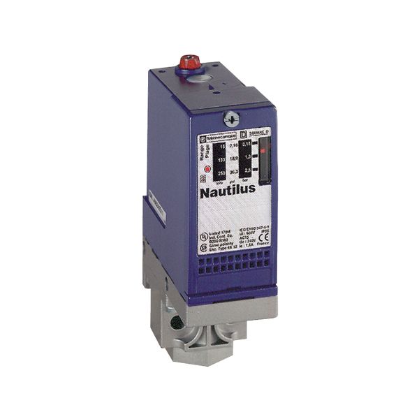 Interruptor de sensor de presión de pistón con pantalla, diferencial 1 polo fijo. XMLA160D2C11 Schneider Electric