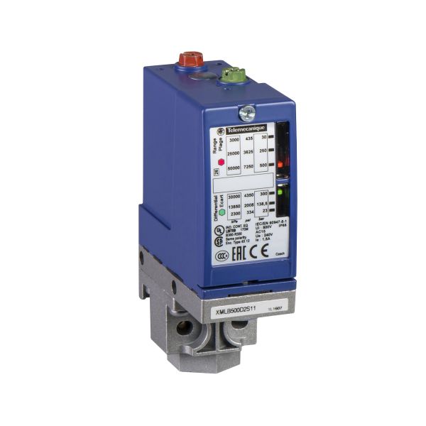 Sensor de presión diferencial, 4 terminales, 200 bares. XMLB160D2S11 Schneider Electric