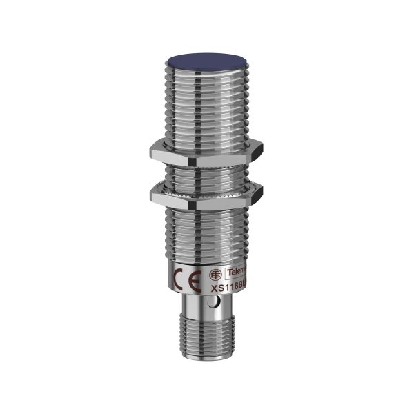 Sensor de proximidad, M18 x 1, alcance 8 mm, 24 V dc. XS118BHPAM12 Schneider Electric