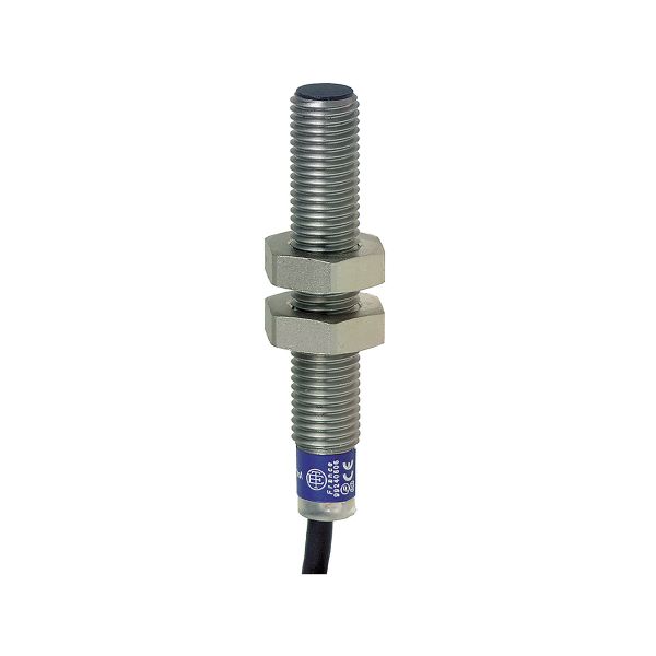 Sensor de proximidad tipo cilíndrico, distancia de sensado 1.5 mm, 12-24 VCD. XS1M08PC410 Schneider Electric