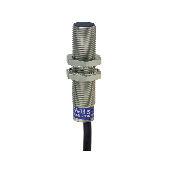 Sensor inductivo, M12, C 50 mm, bronze, Sn 2 mm, 12-24 VCC. XS1M12AB120 Schneider Electric