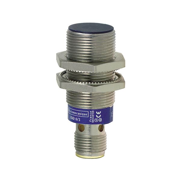 Sensor de proximidad, M18 x 1, alcance 5 mm, salida PNP, 12-24 V dc. XS1N18PC410D Schneider Electric