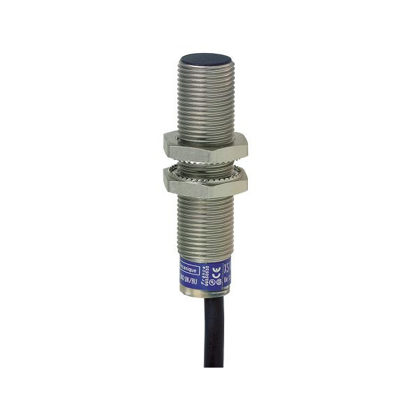 Sensor indutivo, M12, C 50 mm, bronce, Sn 4 mm, 12-48 VCC, cabo de 2 m. XS612B1NAL2 Schneider Electric