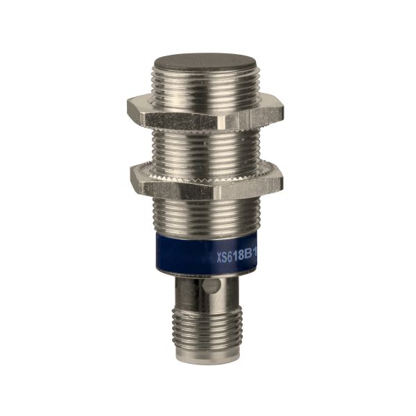 Sensor de proximidad, M18 x 1, alcance 8 mm, salida PNP, 12-48 Vdc. XS618B1PBM12 Schneider Electric