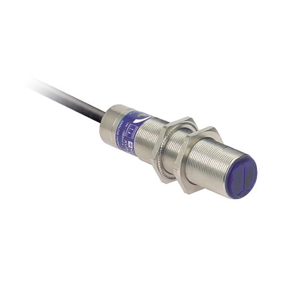 Sensor fotoeléctrico, Sn 0,12 m, 24-240 VAC/DC, cable 2m. XU8M18MA230 Schneider Electric