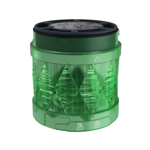 Unidad LED iluminada XVU, verde, 60mm. XVUC23 Schneider Electric