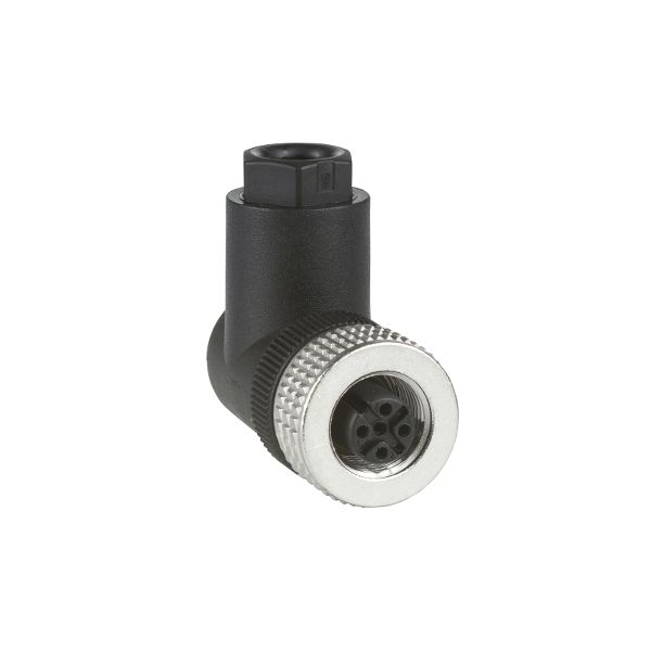Conector hembra acodado de 4 pines, prensa de cable. XZCC12FCM40B Schneider Electric