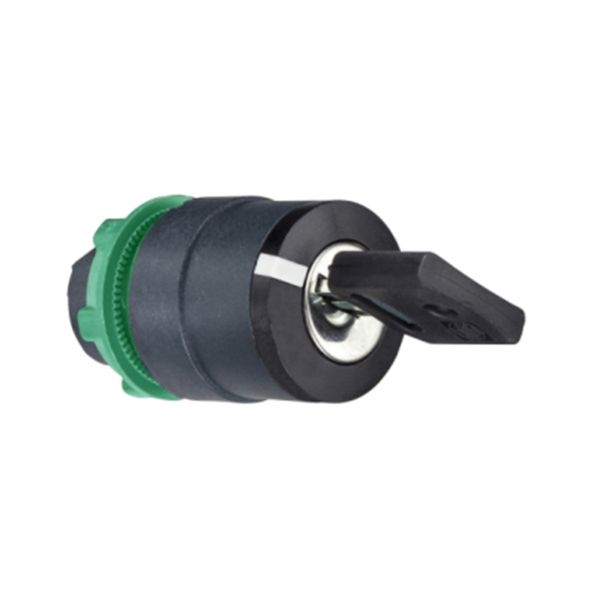 Cabeza selector de llave ZB5, 2 posiciones. ZB5AG4 Schneider Electric