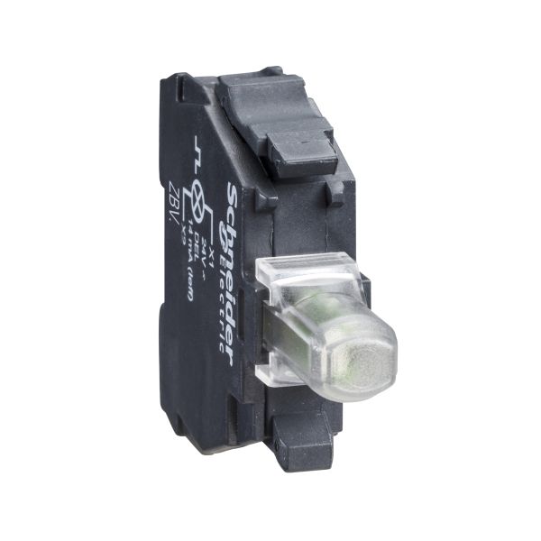 Bloque Luminoso con LED Integral, 48/120V, ZBVG3 Schneider Electric