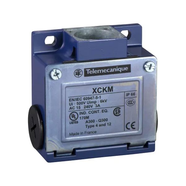 Cuerpo de interruptor de límite de metal para cabezal de actuador, 2 polos. ZCKM1H7 Schneider Electric