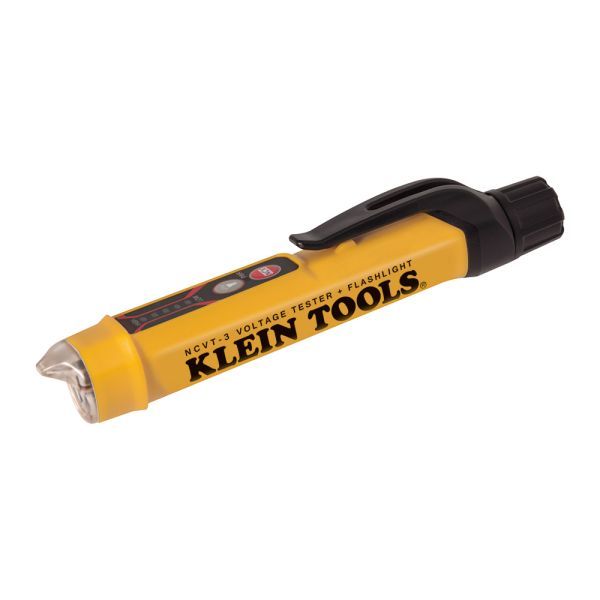 Probador de voltaje sin contacto tipo lápiz de 12 a 1000 V CA con linterna, NCVT-3 Klein Tools