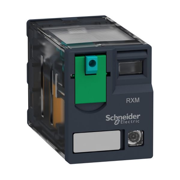 Relevador miniatura enchufable, 6A, 24V DC. RXM4AB2BD Schneider Electric